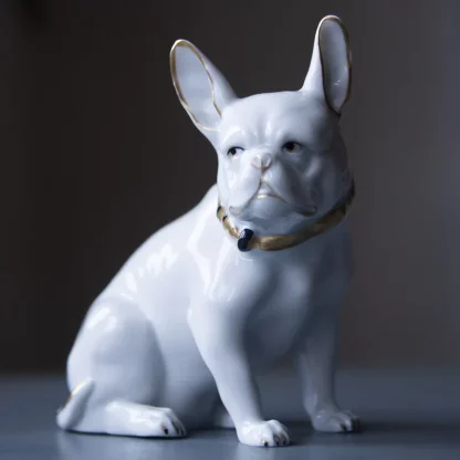 Porcelánový francouzský buldoček